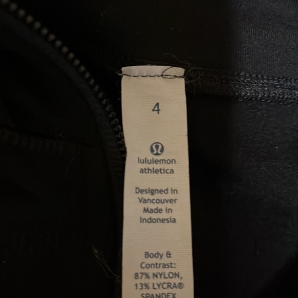 Lululemon black hooded jacket with pockets. - Picture 4 of 5